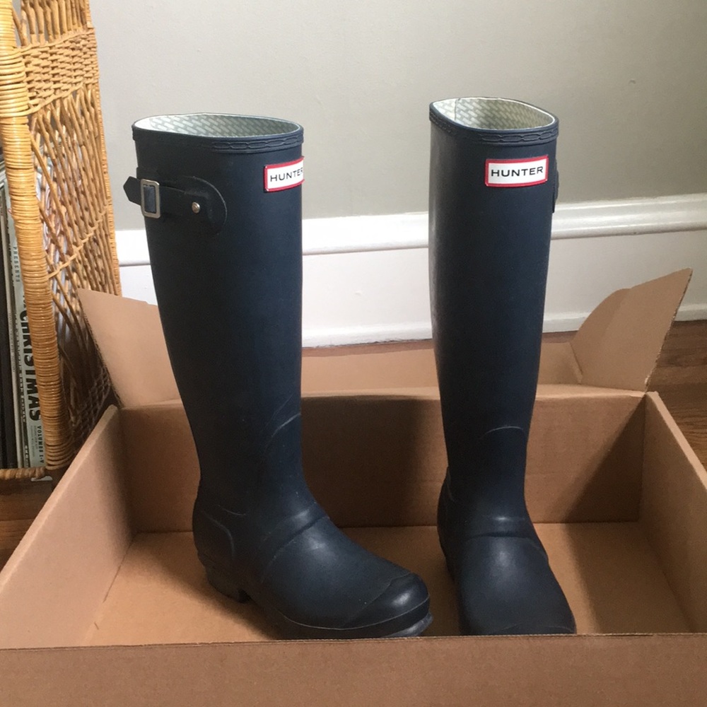 Navy Original Hunter Boots